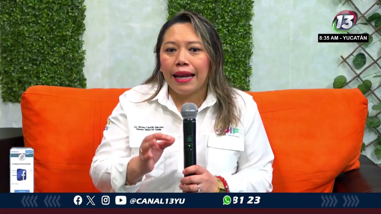 🔴🎥 La entrevista con la Lic. Shirley Edith Castillo, directora del DIF Yucatán