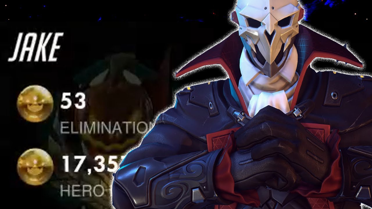53 ELIMS! JAKE INSANE REAPER ! OVERWATCH GAMEPLAY SEASON 25 TOP 500