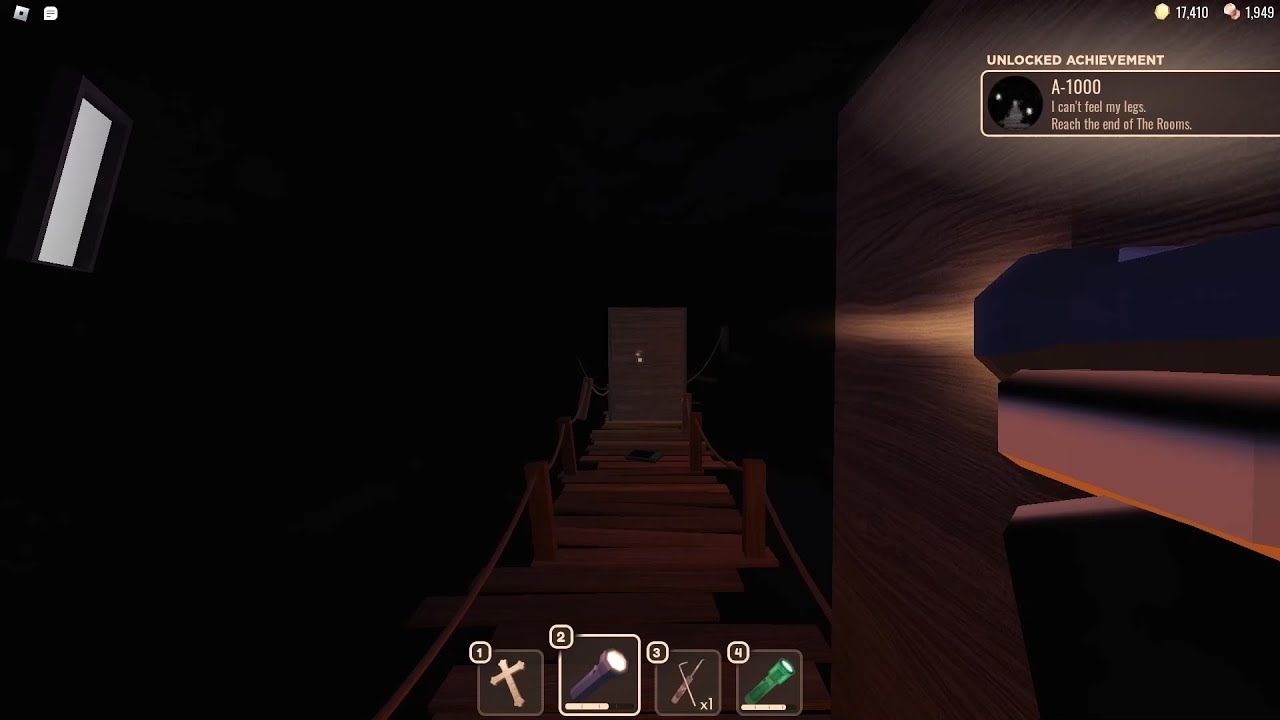 I got to door A-1000 and got the nightvision camera roblox doors