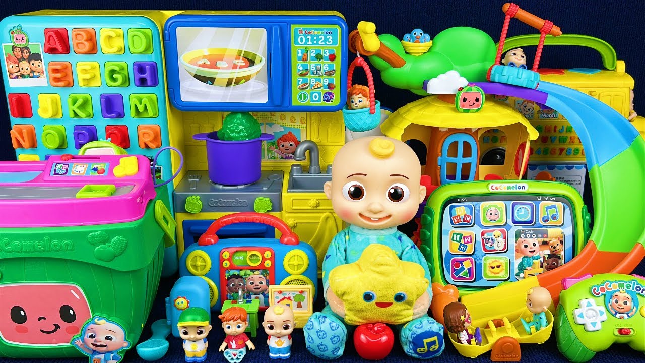 10 Minutes Satisfying with Unboxing Cocomelon Kitchen & Playground Toys Set Review Toys | ASMR 