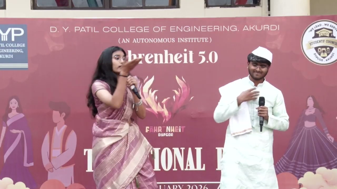 Fahrenheit 5.0 | Traditional Day | D. Y. Patil College of Engineering Akurdi pune | College Fest