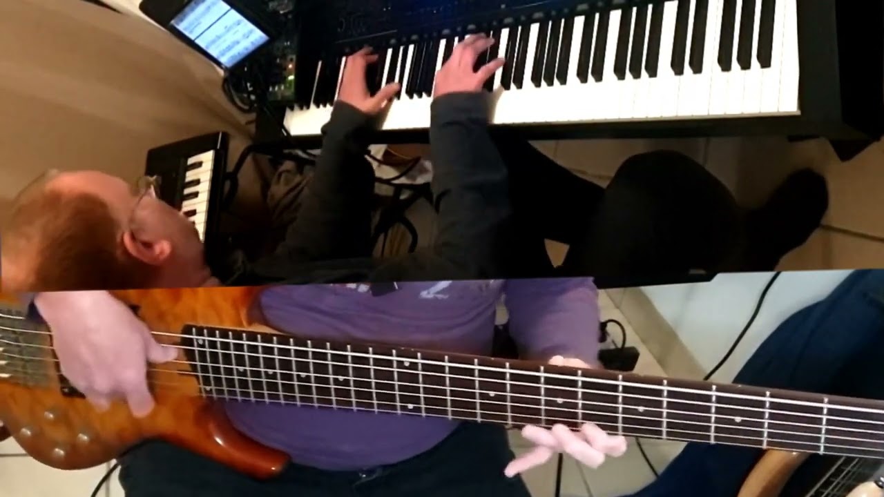 Genesis - Hairless Heart / Counting Out Time, 1974 (Bass and Keyboards Cover)