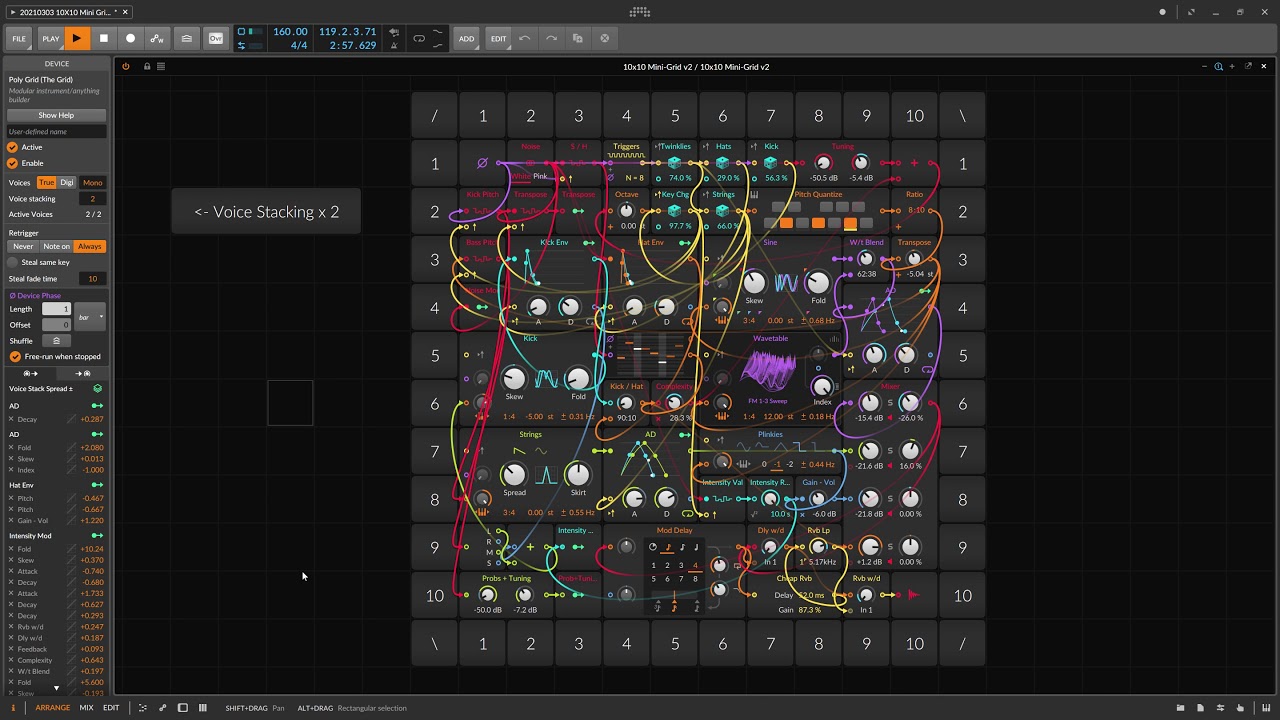Bitwig 10x10 Grid Challenge - Muteqx first entry
