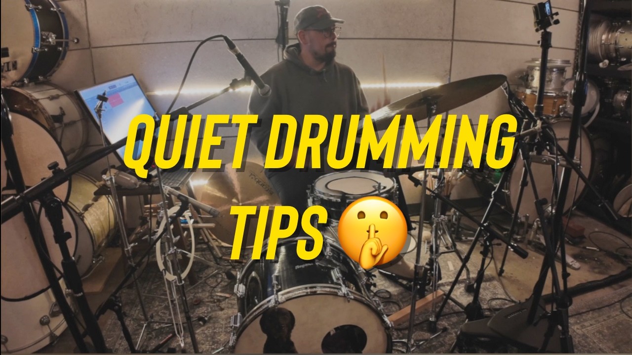 quiet drumming tips shhhhhhhh!🤫🤫🤫
