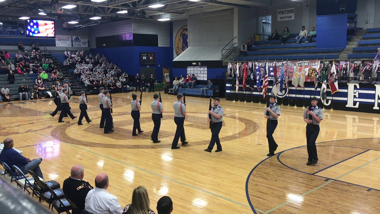 2018-2019 Central High School JROTC Honor Guard Exhibition W/ Weapons