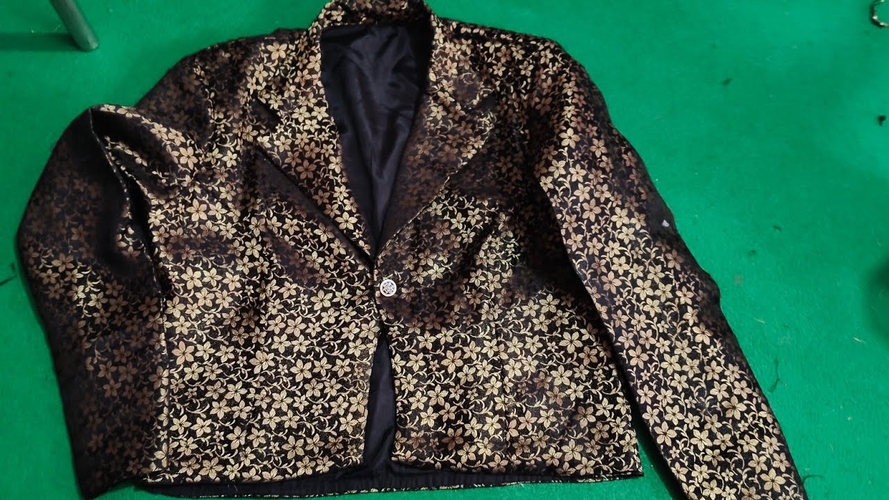 short blazer stitching 🪡🧵❤️ with princess look