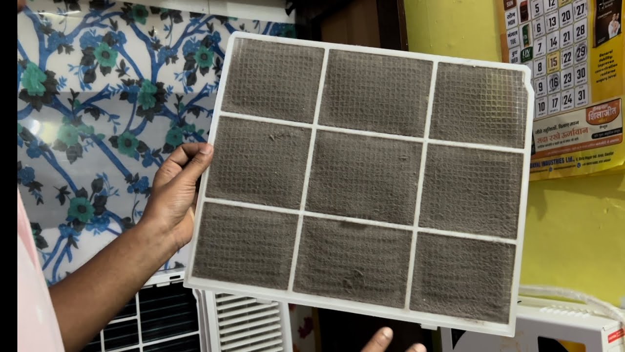 How Clean AC Filter In 5Min | AC Filter wash | Audio Hindi 