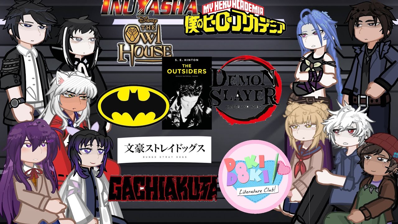 Fandoms React to Each other INTRODUCTION - 2X SPEED #fyp #gachareact #gachalife2 