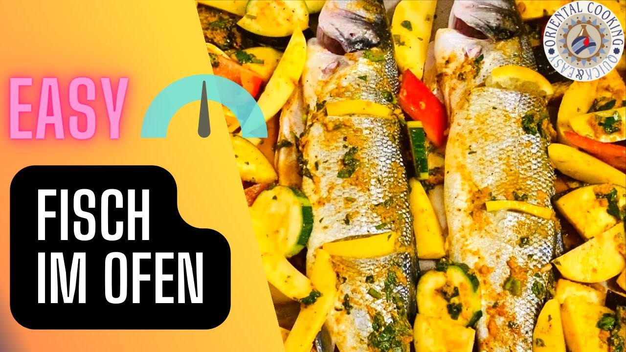 Fisch im Backofen sehr einfach & schnell ❗️| Fischrezept orientalisch gewürzt (Charmula)✅| Lecker 😋