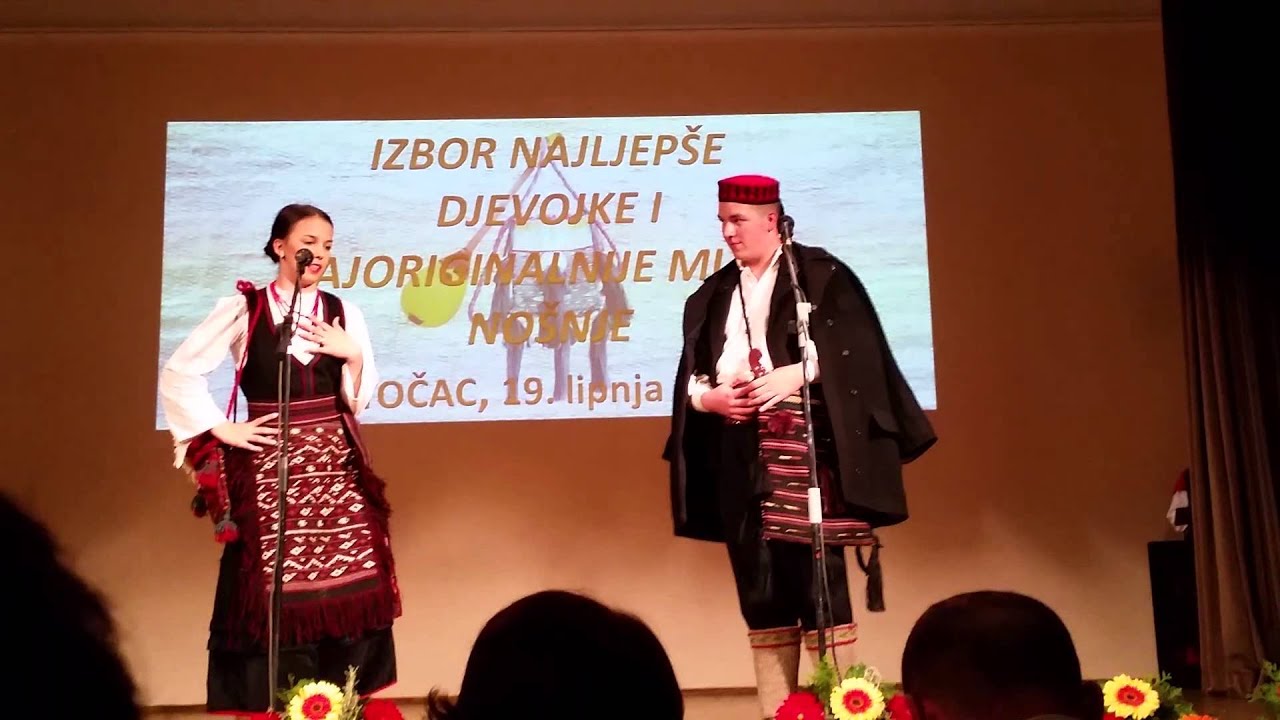 HKUD Perušić - predstavljanje najljepše djevojke i mladića u ličkoj nošnji