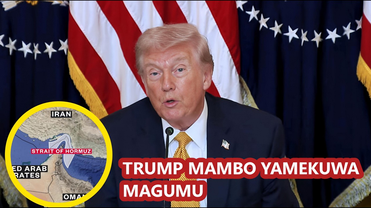 MAMBO MATANO (5) ALIYOZUNGUMZA TRUMP LEO AOMBA MSAADA WA KUIKABILI IRAN KWENYE MFEREJI WA HORMUZ 