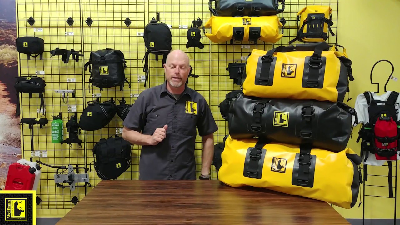 Expedition Dry Duffel Bags from Wolfman Luggage