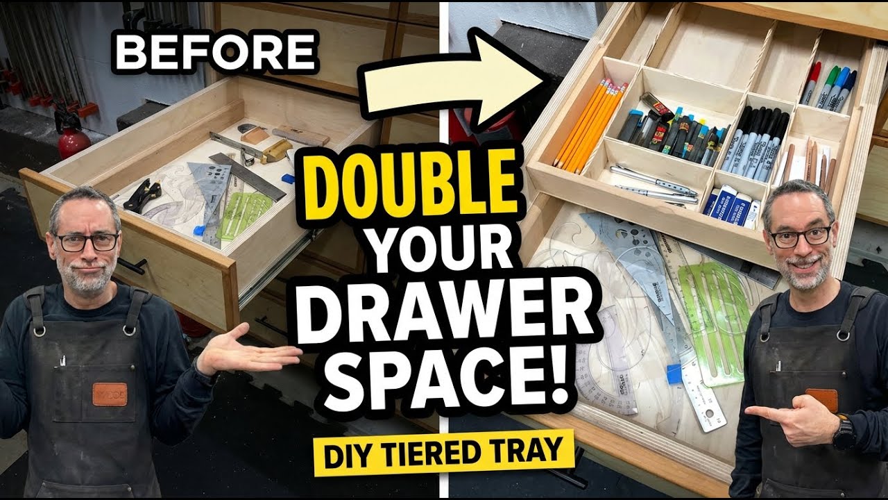 Double Your Drawer Space