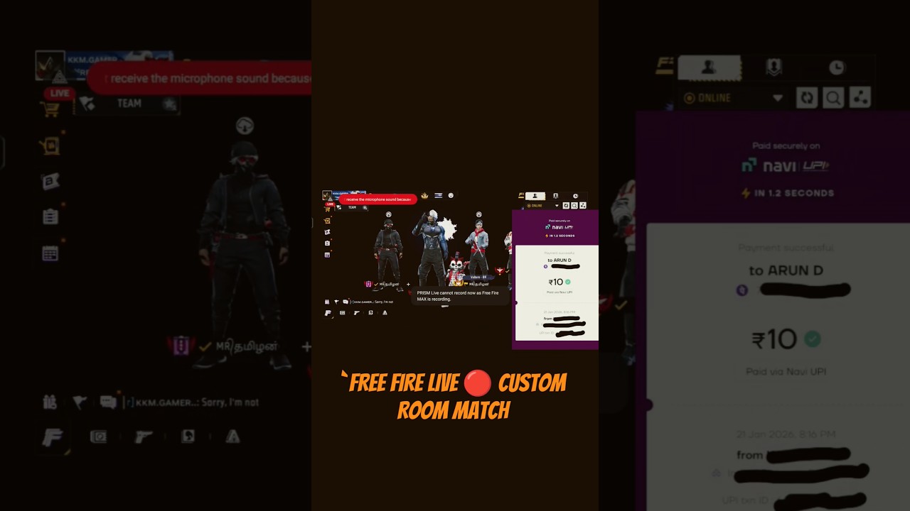 "Top 1 Player Wins! Custom Room Gameplay + Gift Reveal 💎"