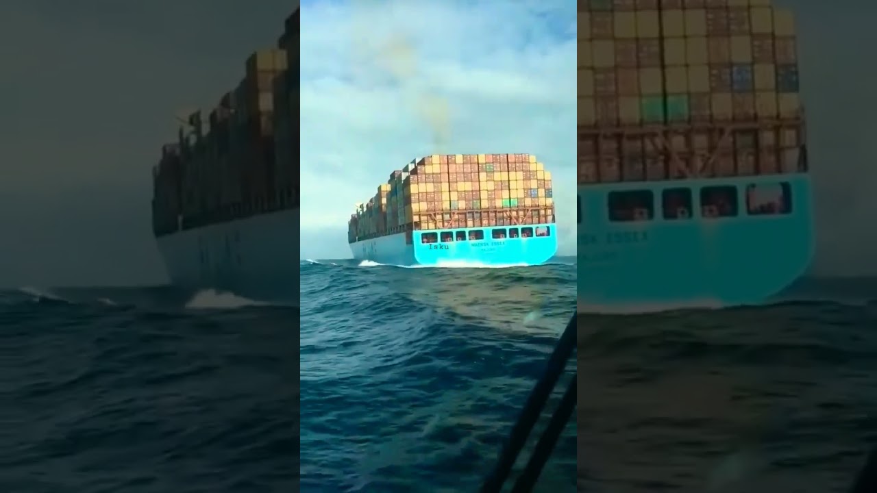 Maersk Line Container Ship #atlantic #ocean #container #ship #shipping #ships #sea #marine