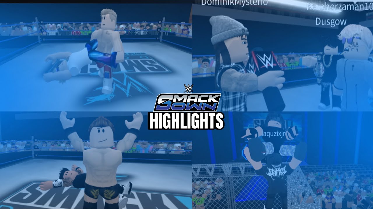 WWE SMACKDOWN HIGHLIGHTS 16.02.2026 | WWE ROBLOX ROLEPLAY