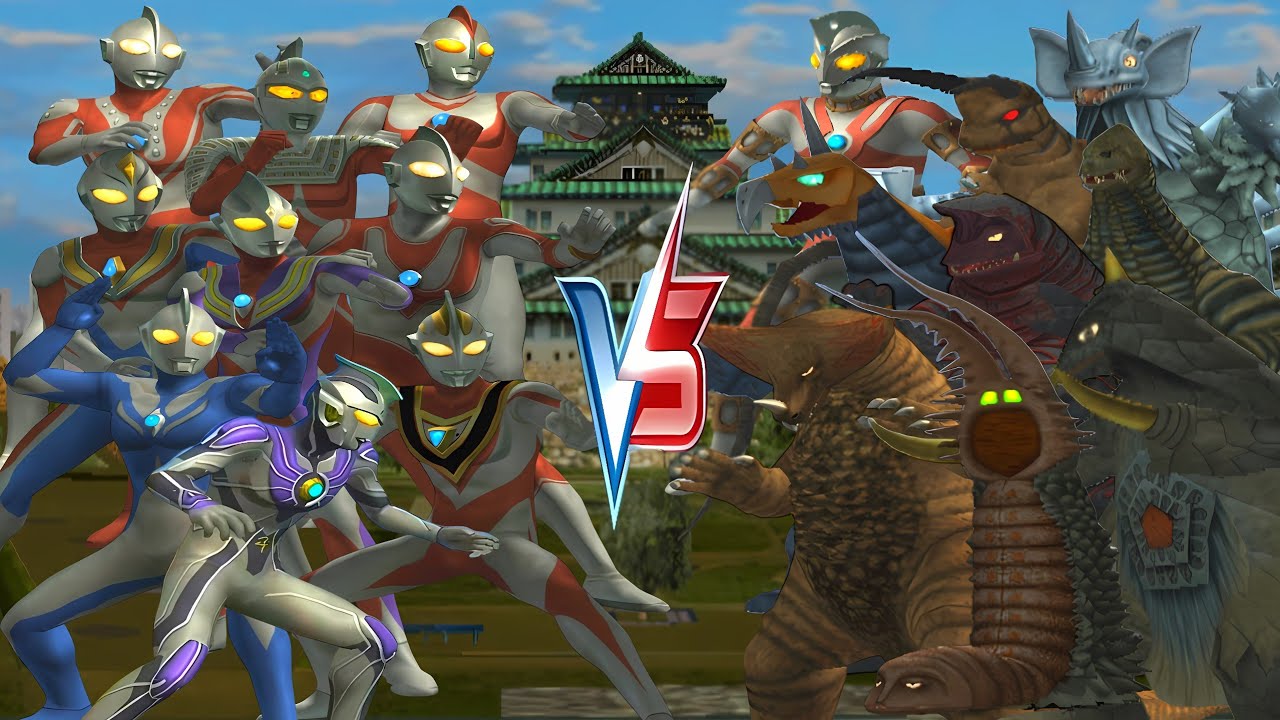 ウルトラマン LEGEND VS TWINTAIL, ULTRAMAN COSMOS VS BEMSTAR, GAIA VS GOMORA, TIGA VS GOLZA #ウルトラマン #kaiju