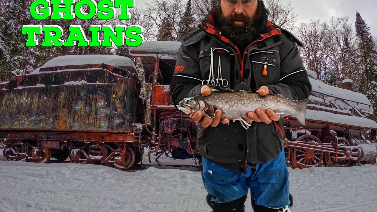 Chamberlain Camping: Day 5: Ghost Trains and Amazing Brook Trout Fishing