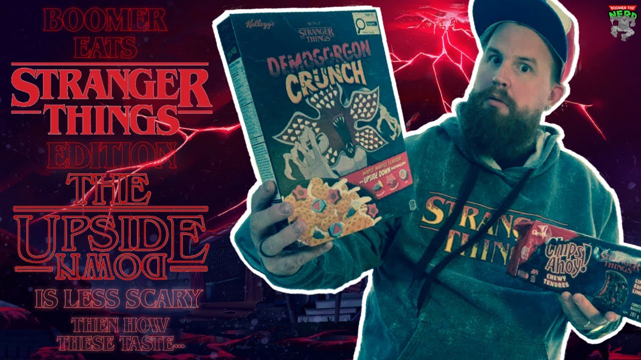 Eating Cookies & Cereal in the Upside Down | Boomer Eats Stranger Things Edition | @BoomerTheNerd 