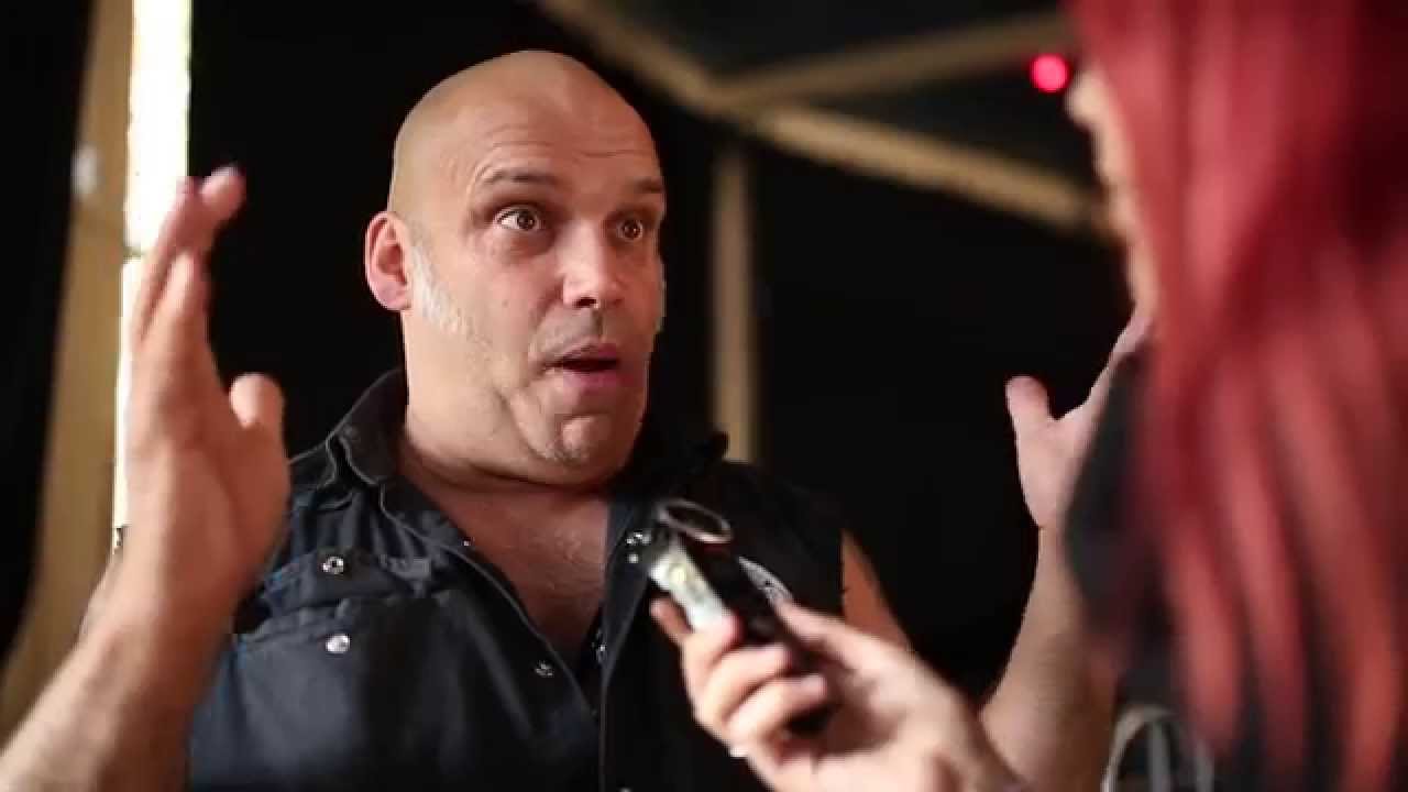Interview with Blaze Bayley. Rock and Art weekend. Huskvarna, folkets park