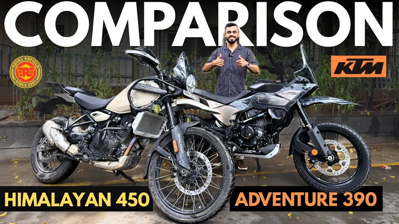 KTM Adventure 390 (350cc) vs Royal Enfield Himalayan 450 🔥 | Which ADV Should You Buy in 2026?