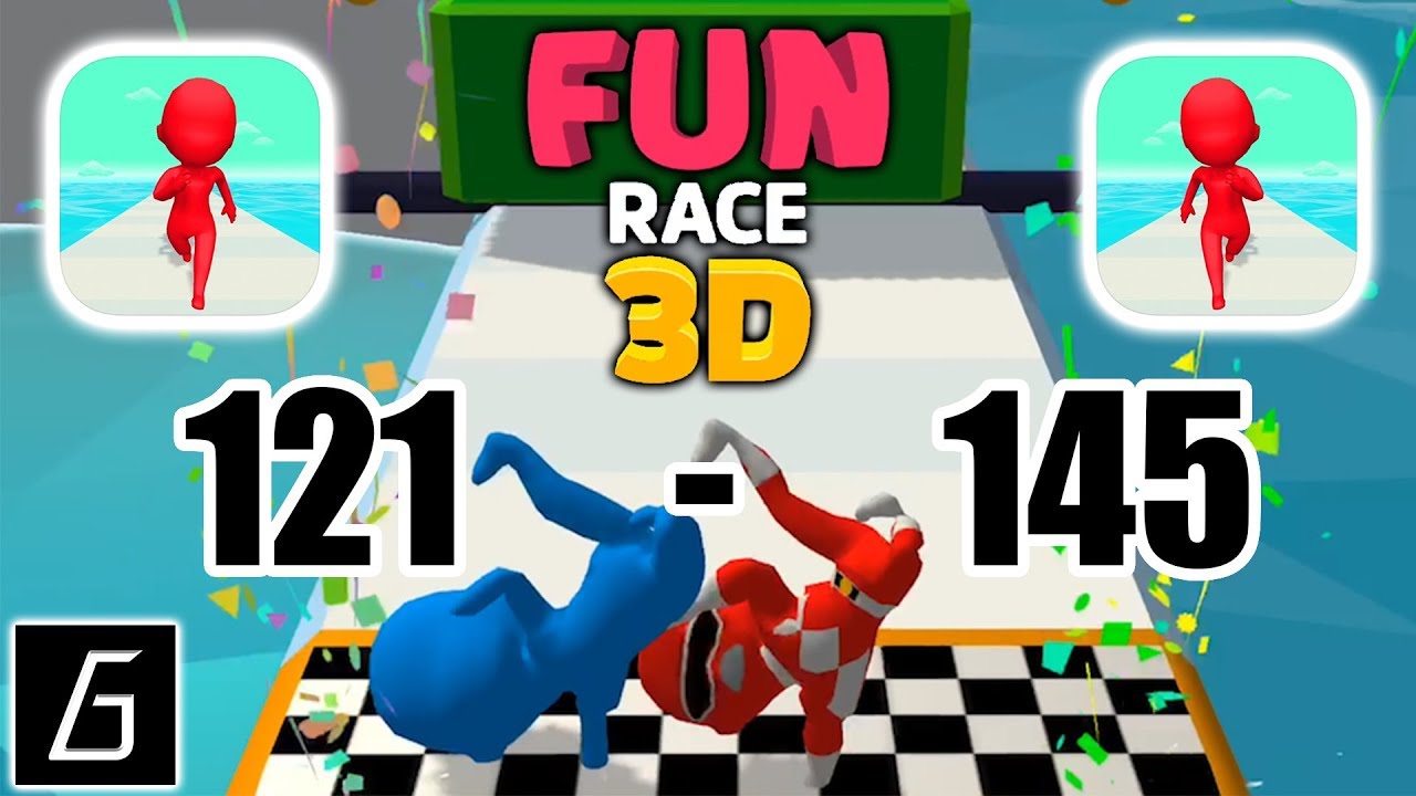 Fun Race 3D | Gameplay Part 7 | Level (121 - 145) + Bonus