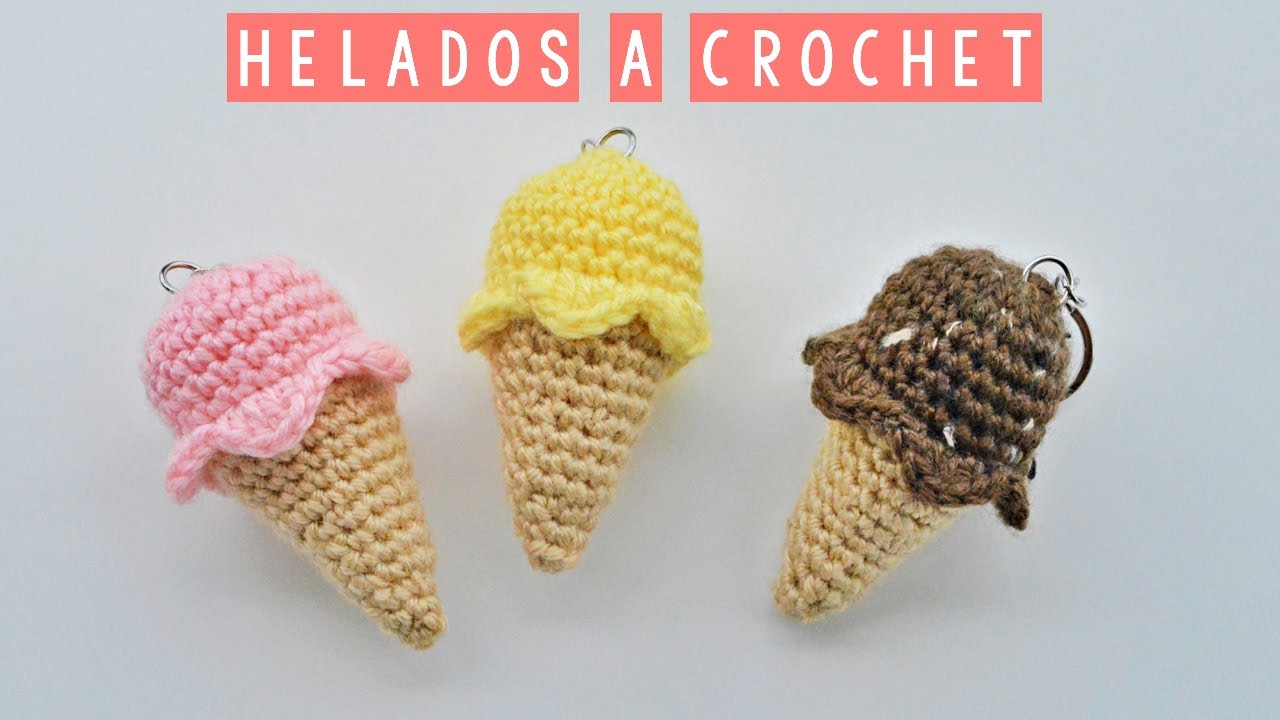 AMIGURUMI - HELADO DE CROCHET - TUTORIAL | Danii's Ways  ♡