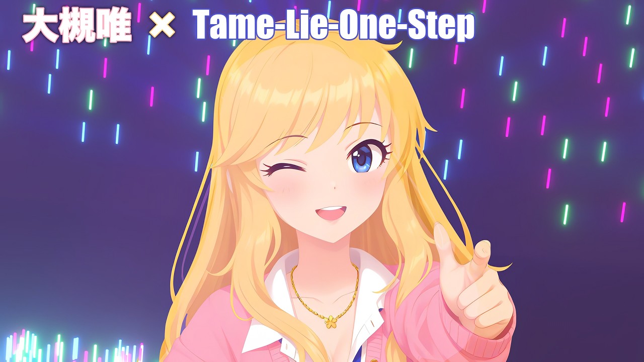 【4K公式風MV】大槻唯「Tame-Lie-One-Step」学園アイドルマスターMV再現ver【デレマス／デレステ】