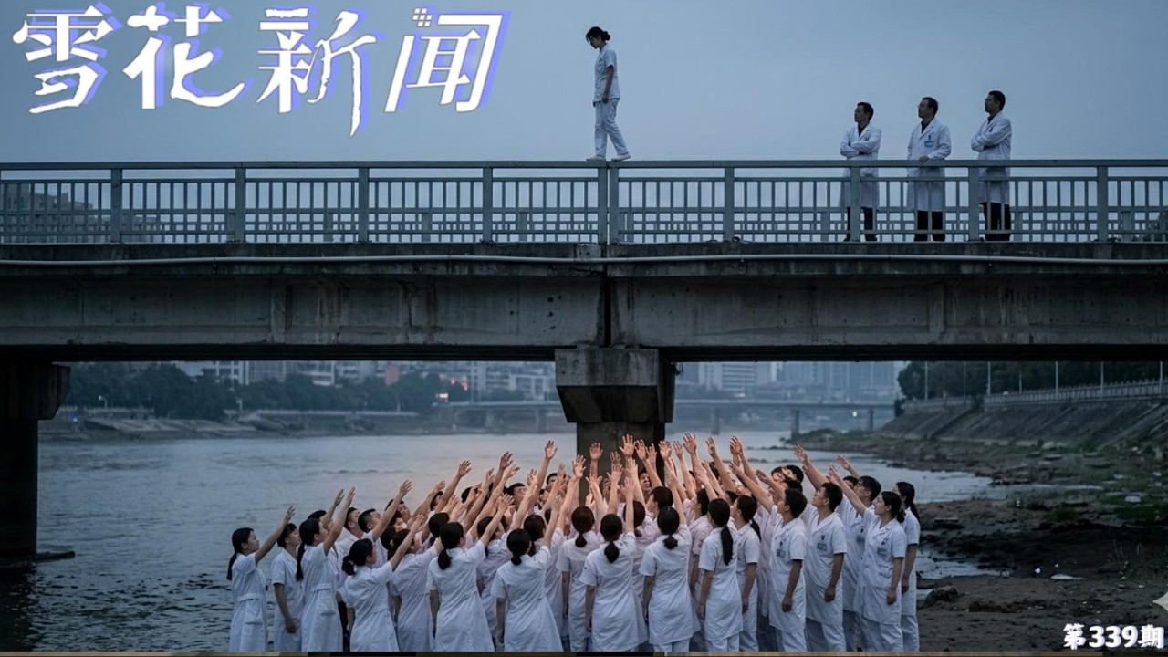 湘雅医院再曝压榨学生事件，学生控诉自己常年被导师欺凌，反被校方送进精神病院，最终群发遗书后跳江。中共驻纽约使馆外墙再被讽刺投影，中共方试图用强光手电干扰，双方上演“光线追逐大战”【雪花每日新闻】