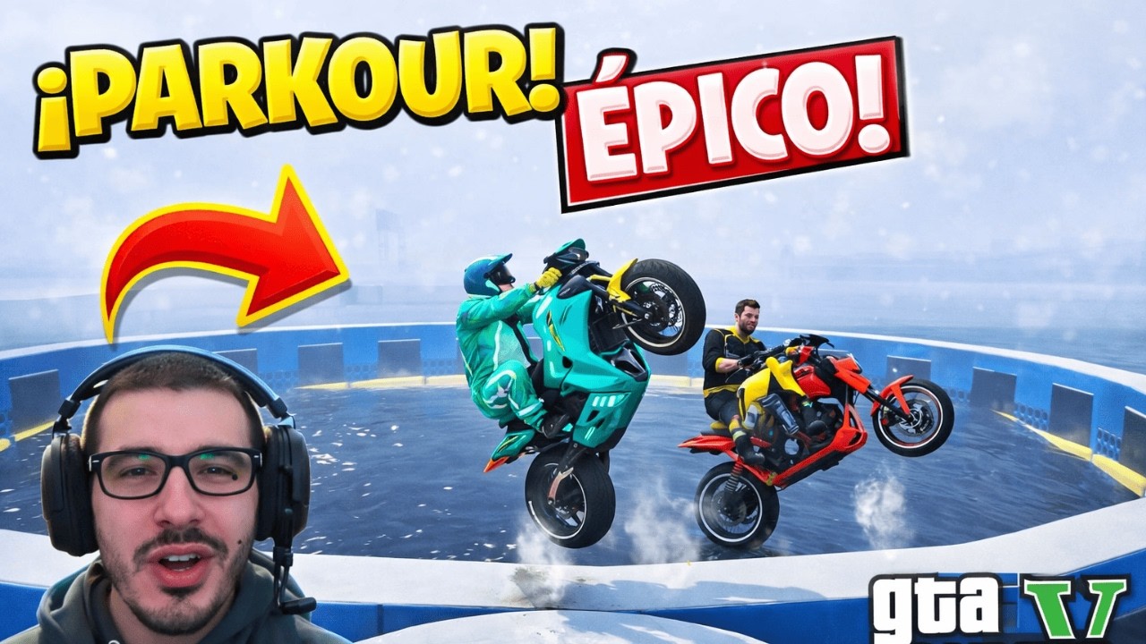 💀 CAÍ 20 VECES EN ESTE PARKOUR DE GTA ONLINE