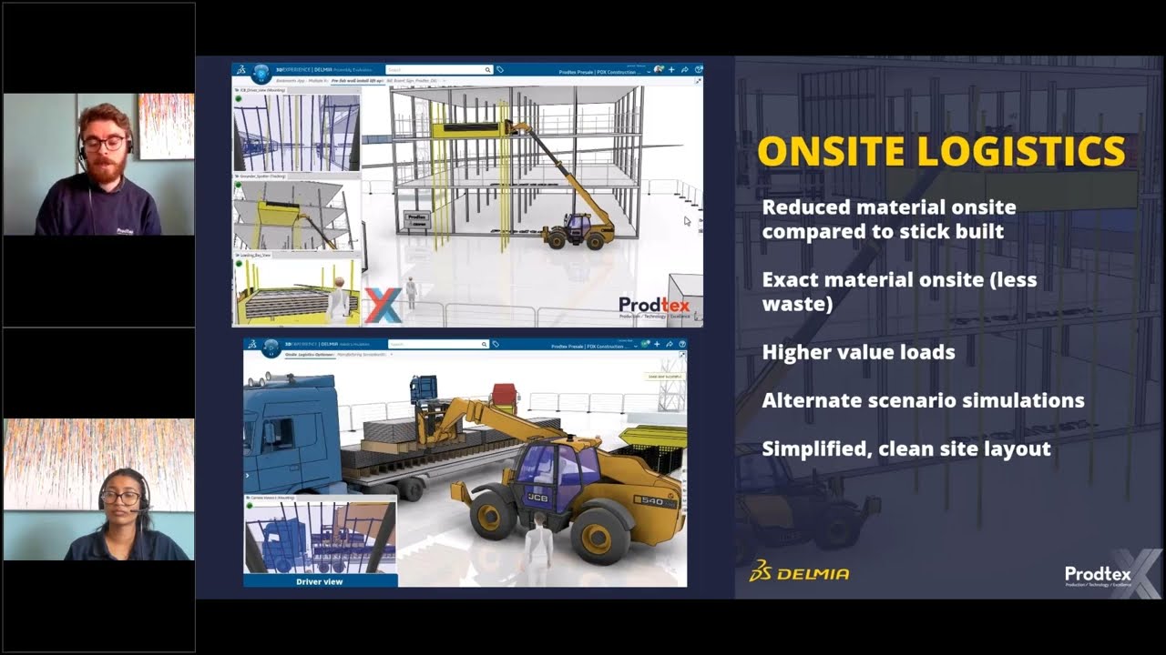 Implementing onsite pre-fab optioneering with DELMIA's digital solutions