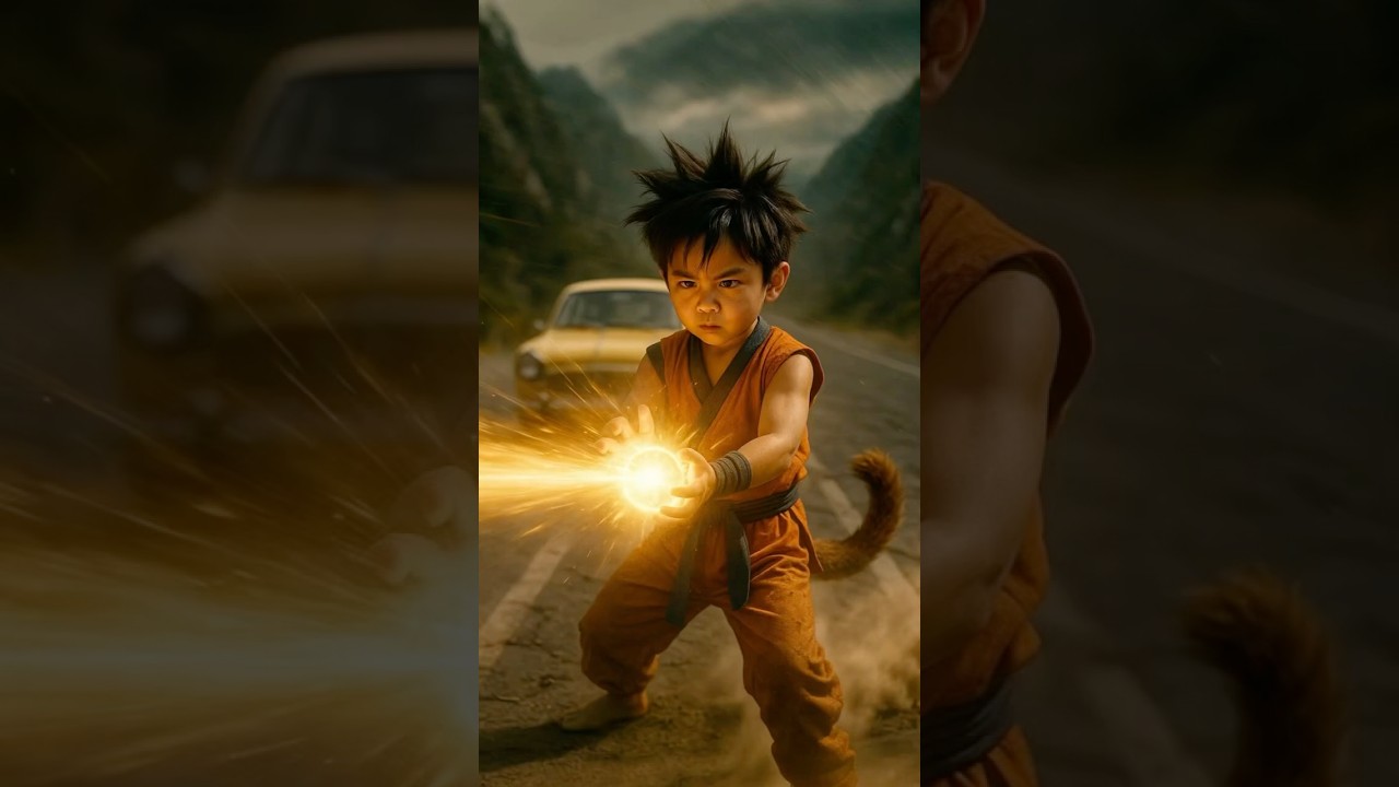 Dragon Ball Iconic Moment No.2-Goku Destroys the Car with His First Kamehameha! | 悟空の初かめはめ波💥🚗
