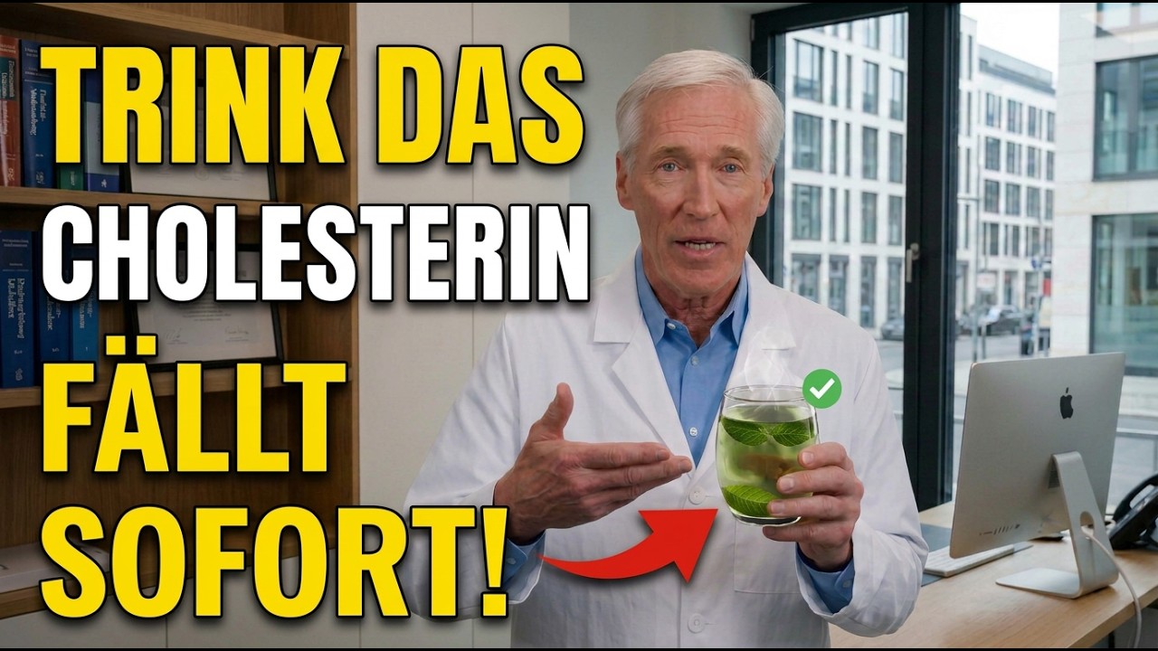 TRINK DAS! Diese 3 Getränke reinigen Ihre Arterien und senken Cholesterin natürlich