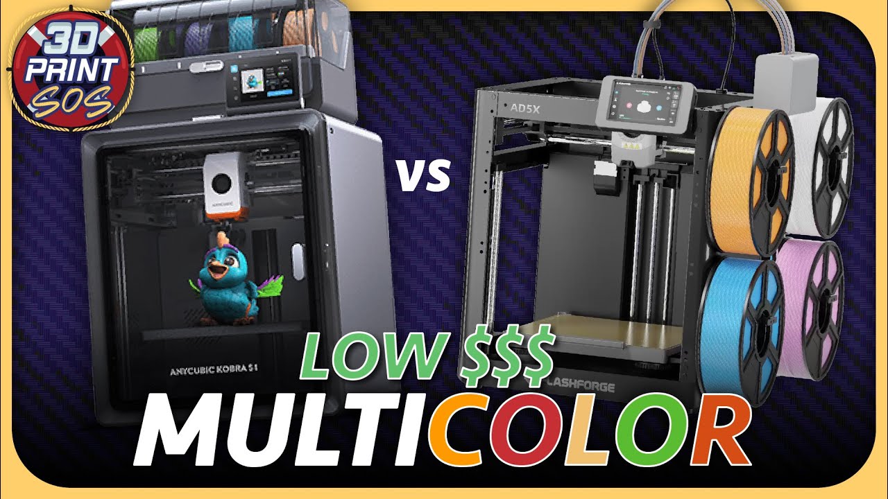The Rise of Budget 3D Printers: Affordable Quality - Flashforge AD5X & AnyCubic S1