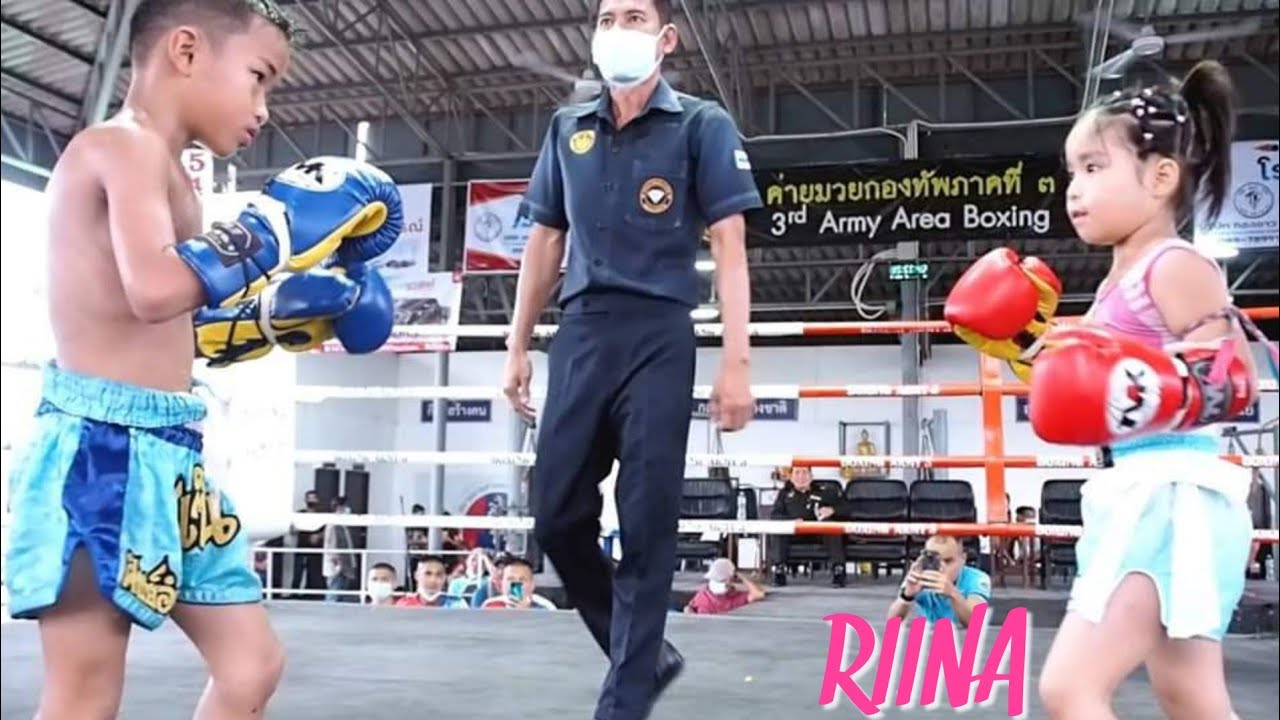 RIINA VS Husen! รีนะอัดพี่ป.3กลัวซะที่ไหนมาไกลถึงเพชรบูรณ์リイナ！21戦してる経験豊富な2個上の双子の男の子と激突！！【ムエタイ】