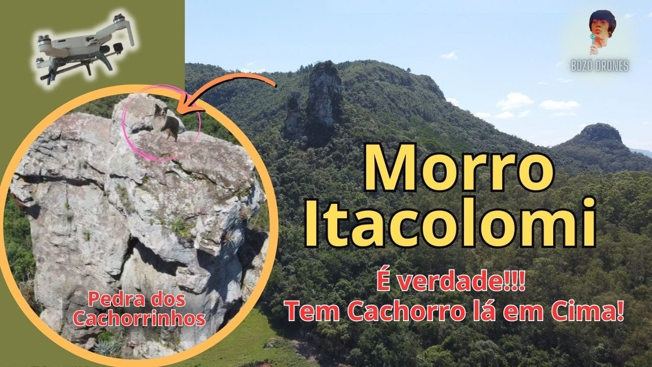 Aventuras de Drone: Voo até o Morro Itacolomi e Sinal Perdido!