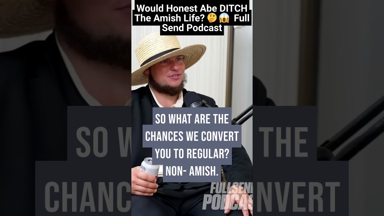 Would Honest Abe DITCH The Amish Life? 🤔 😱 Full Send Podcast
