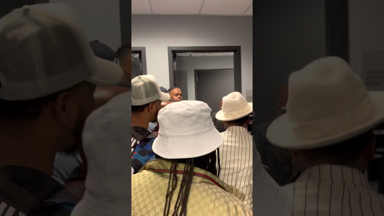 Barrington Levy and SuperCat holds ah musical vibe backstage @ 