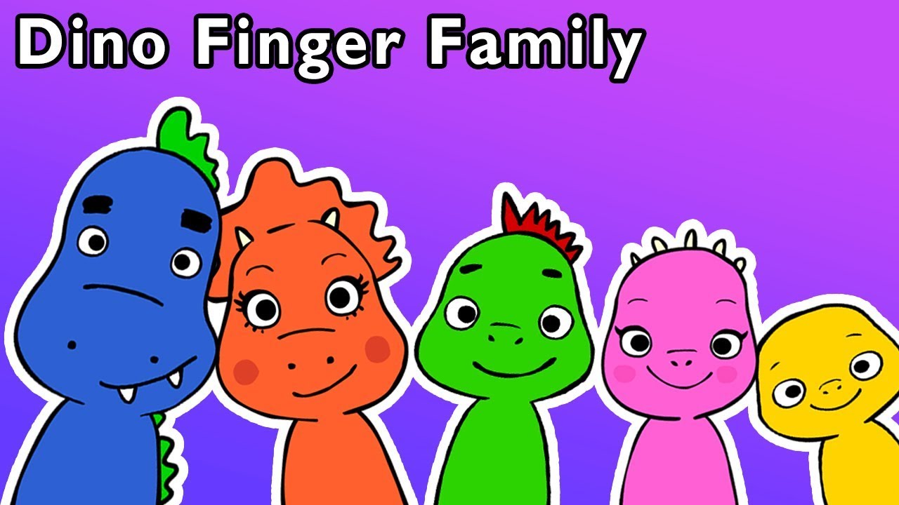 Dino Finger Family and More | Mother Goose Club Kids Songs