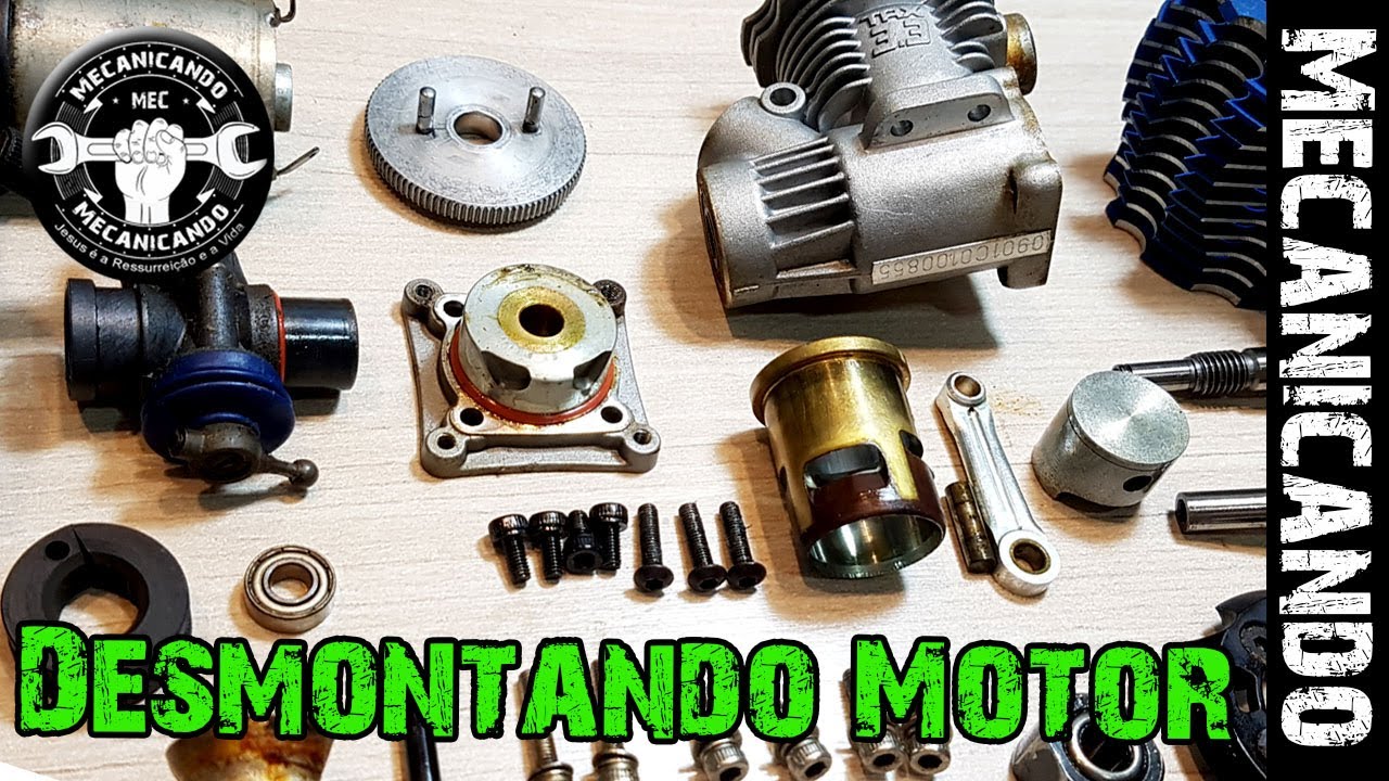 ABRIMOS O MINIMOTOR A COMBUSTÃO - TRX 3.3 🚧 PROJETO REVO 🚧 MECANICANDO