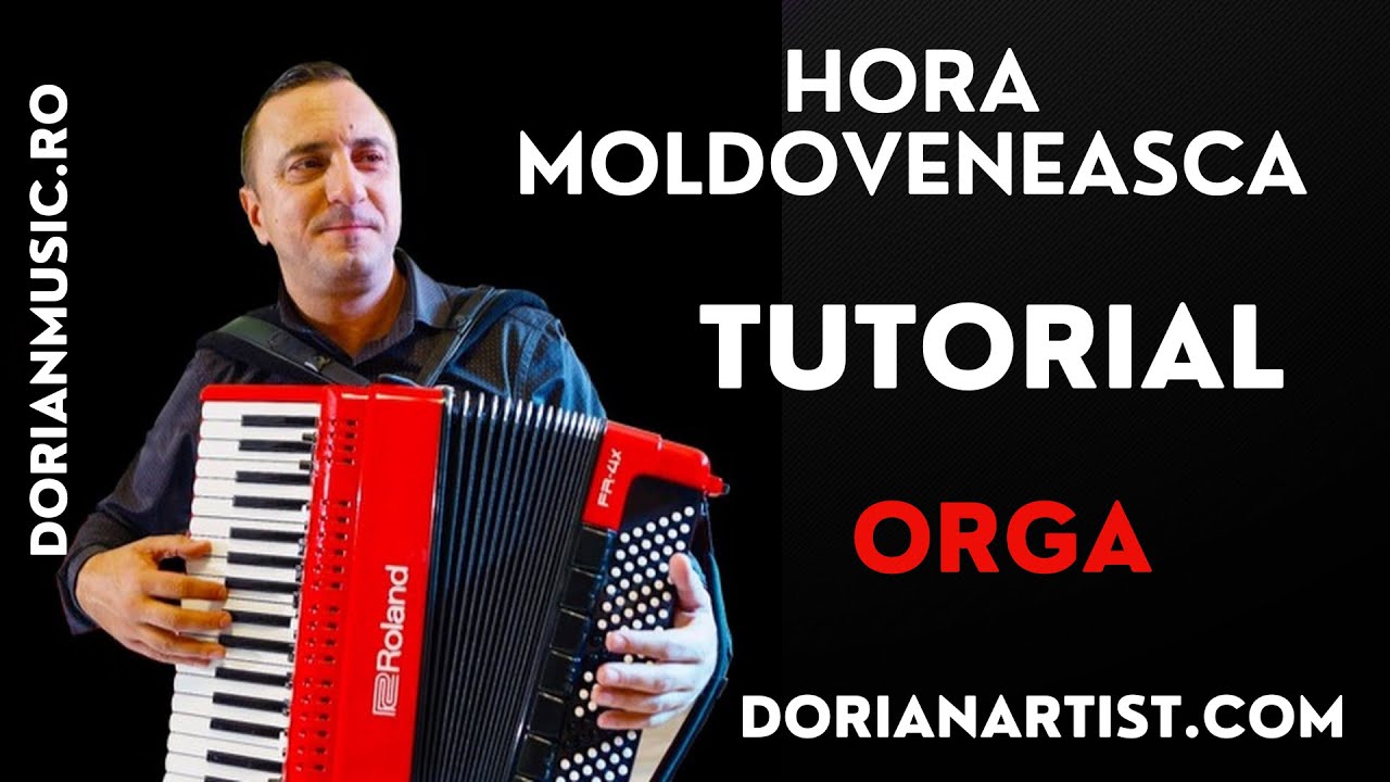 Tutorial Orga & Acordeon – „Hora Moldovenească ( Mi Minor)” | Muzică Folclor Românească