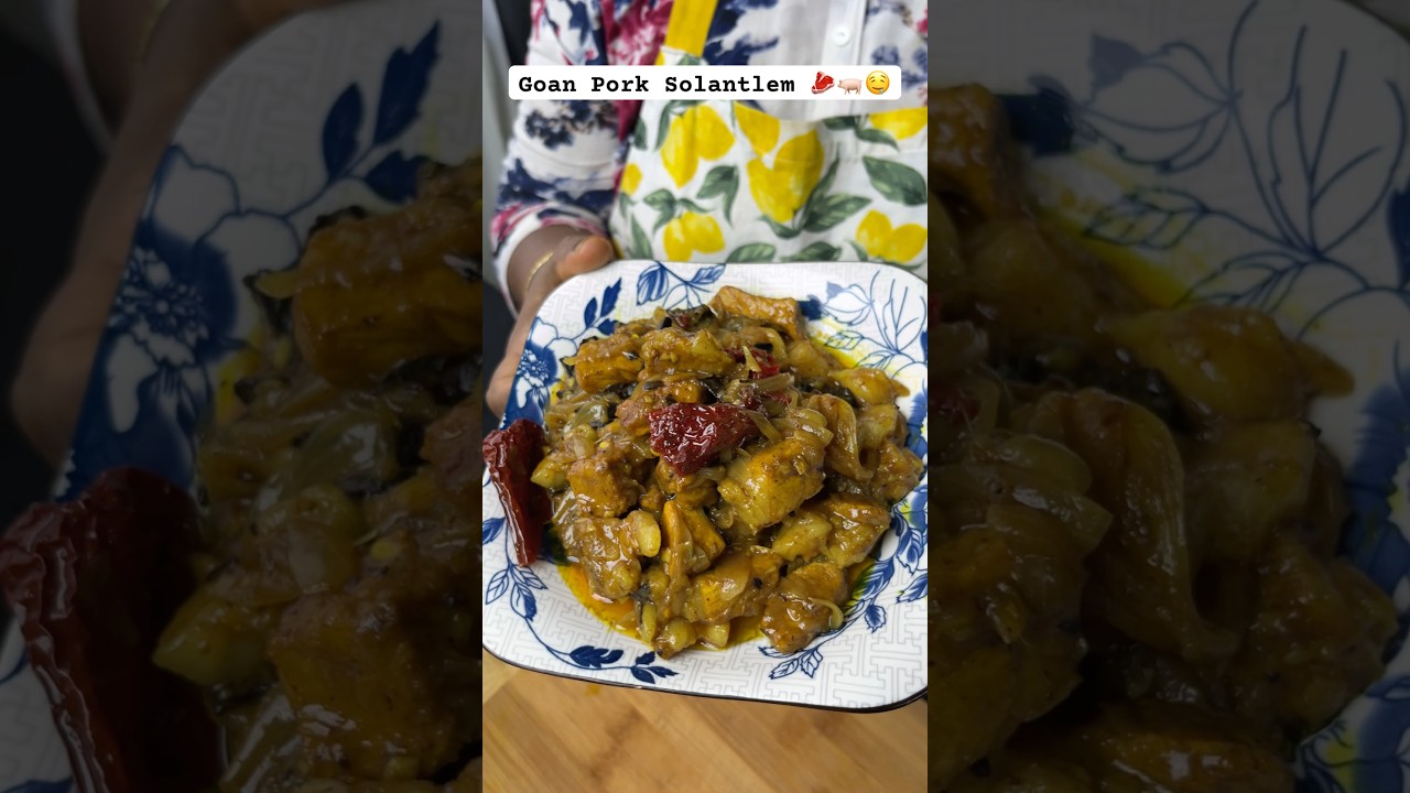 Goan pork Solantlem (Goan pork belly with kokum) #solantlem #goan #porkbelly #goanfood