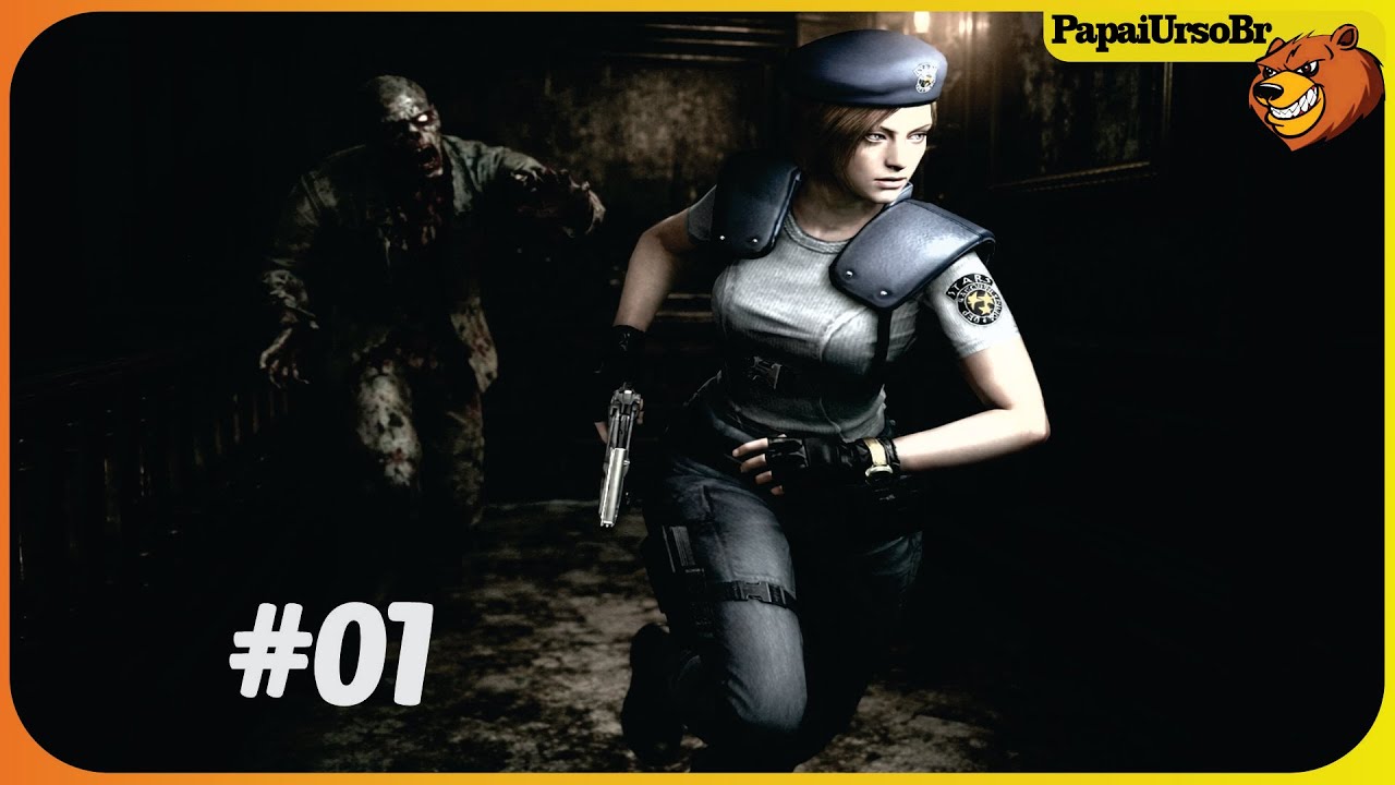 RESIDENT EVIL 1 HD DUBLADO │ JILL ENCONTRA SEU PRIMEIRO ZUMBI  #01 #residentevil