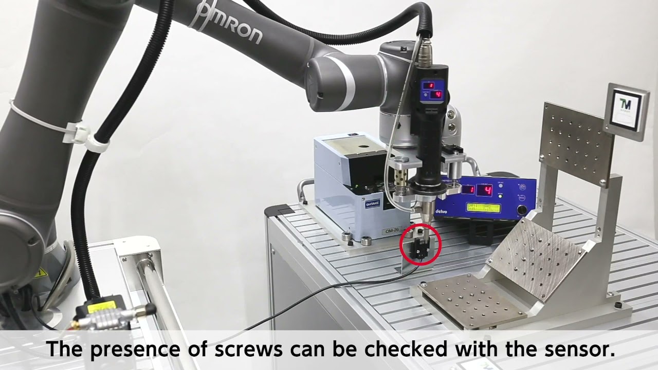 [NITTO KOHKI] Automation of screw fastening! delvo DLV45C x Cobot installation example