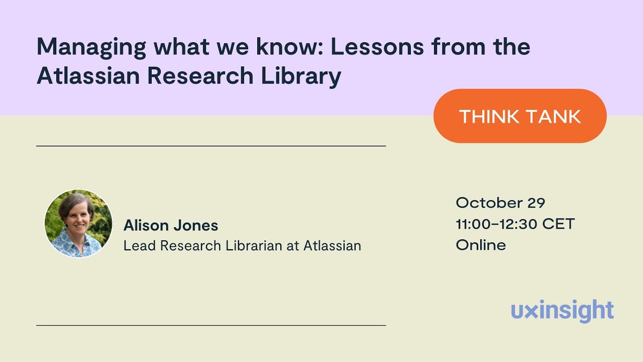 Managing what we know: Lessons from the Atlassian Research Library