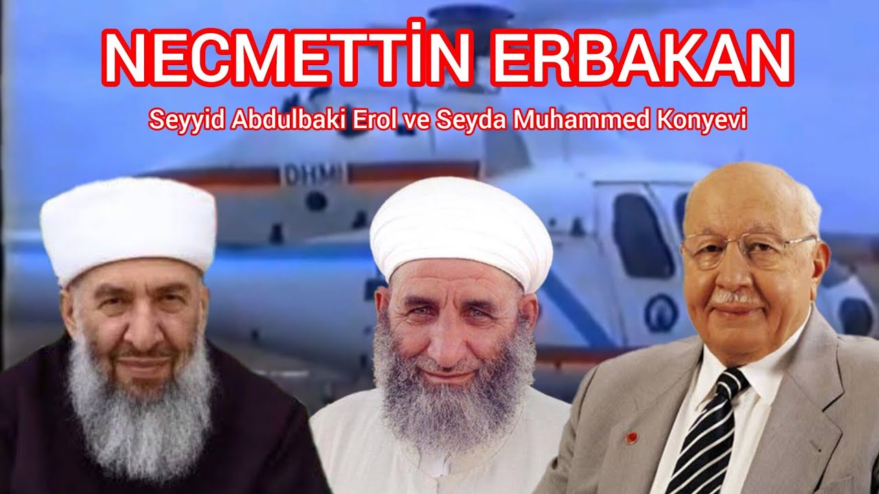 Necmettin Erbakan'ın Seyyid Abdulbaki Erol Ve Seyda Muhammed Konyevi Ziyareti..