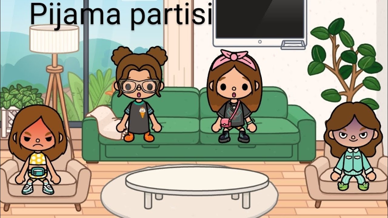 pijama partisi 😡|sizce kim haklı | Toca Boca Dünyası