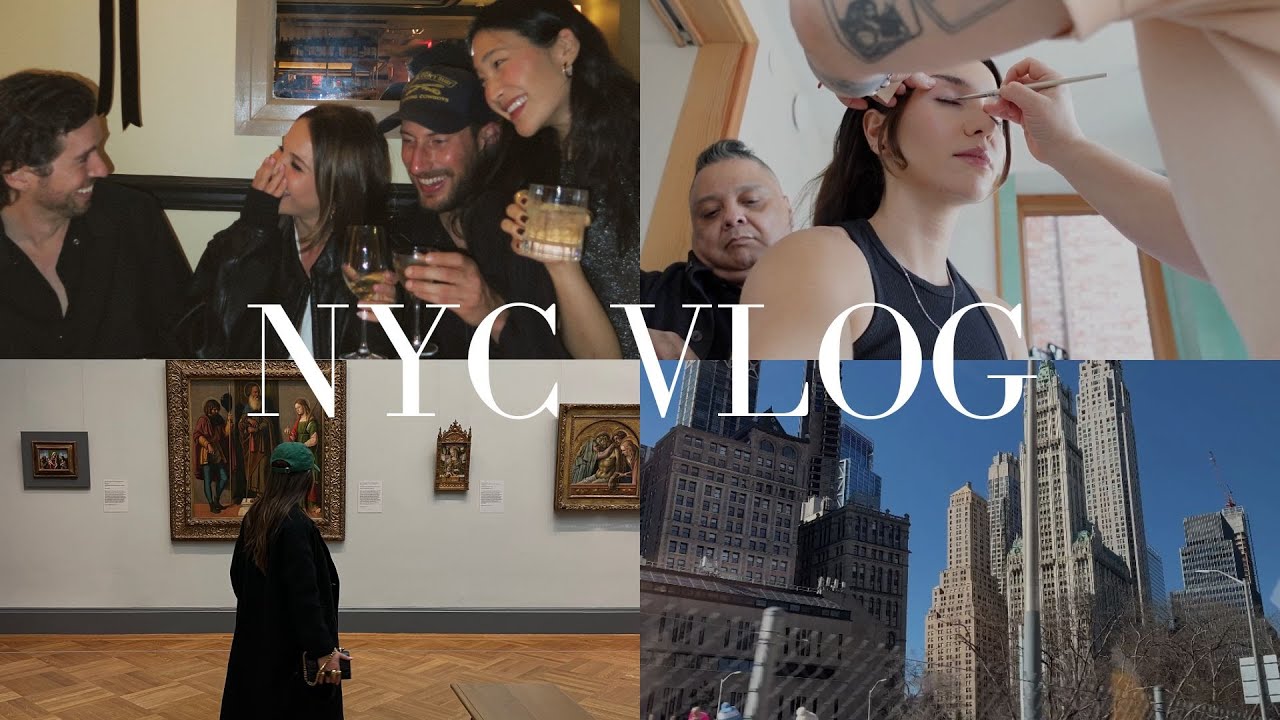NYC Vlog | Glamour mag shoot, night out, cute UES morning