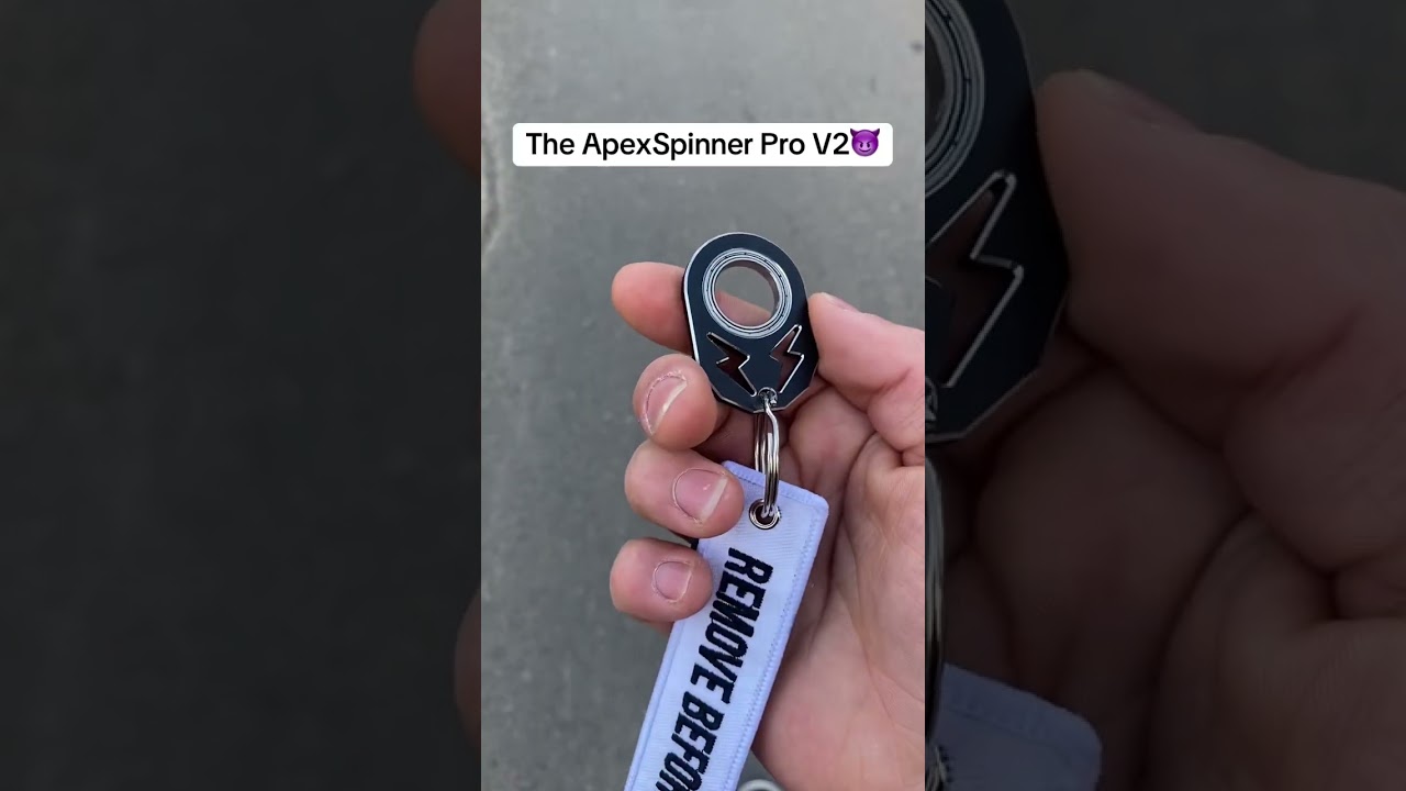 The Ultimate keychain spinner😈 #apexspinners #fidgetyoys #keychain #stressrelief