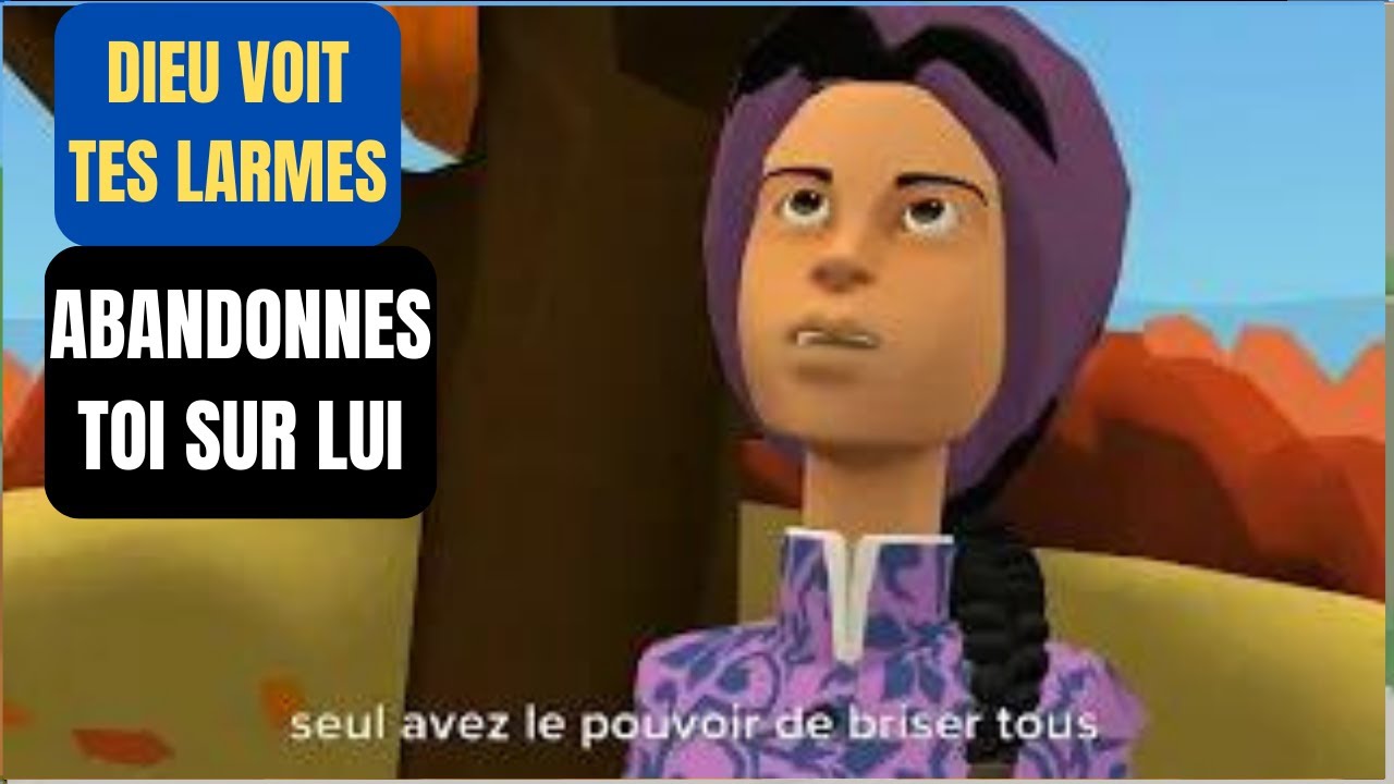 DIEU VOIT TA DOULEUR ET ENTEND TES CRIS -ABANDONNE TOI ENTRE SES MAINS  (Motivation chr&eacute;tienne)
